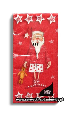 3420PACZKA Drinking Santa
