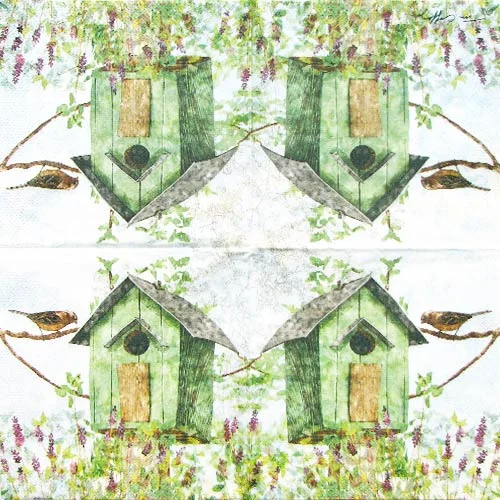 3553 Green Birdhouse