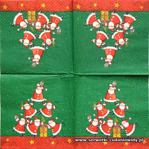 3623 Pyramind Of Santas