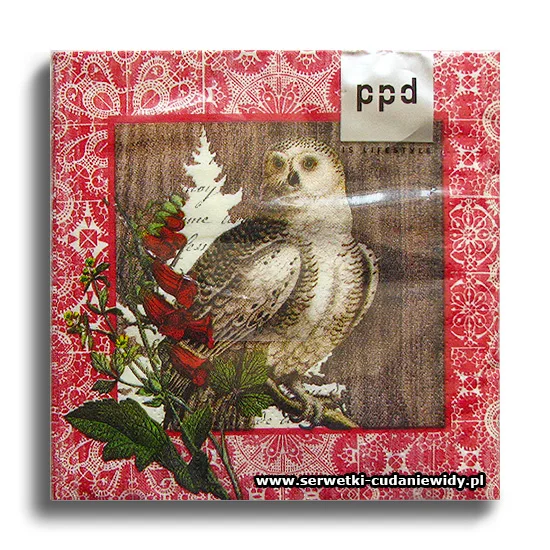 3629PACZKA Winter Woods Owl