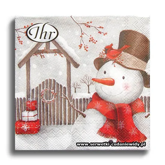 3719PACZKA Smiling Snowman