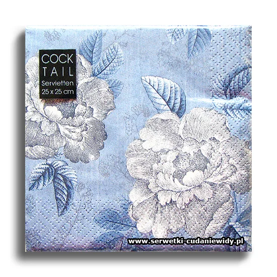 3772PACZKA Vintage Blue Rose