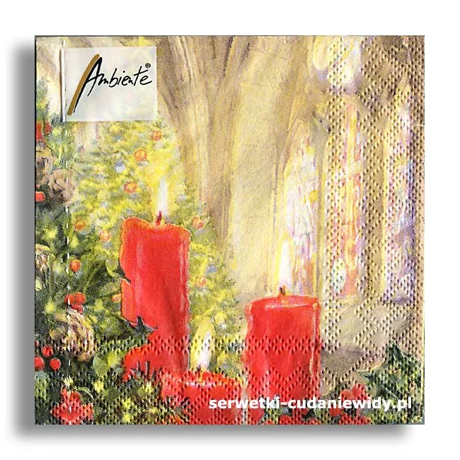 3782PACZKA Candles In Church