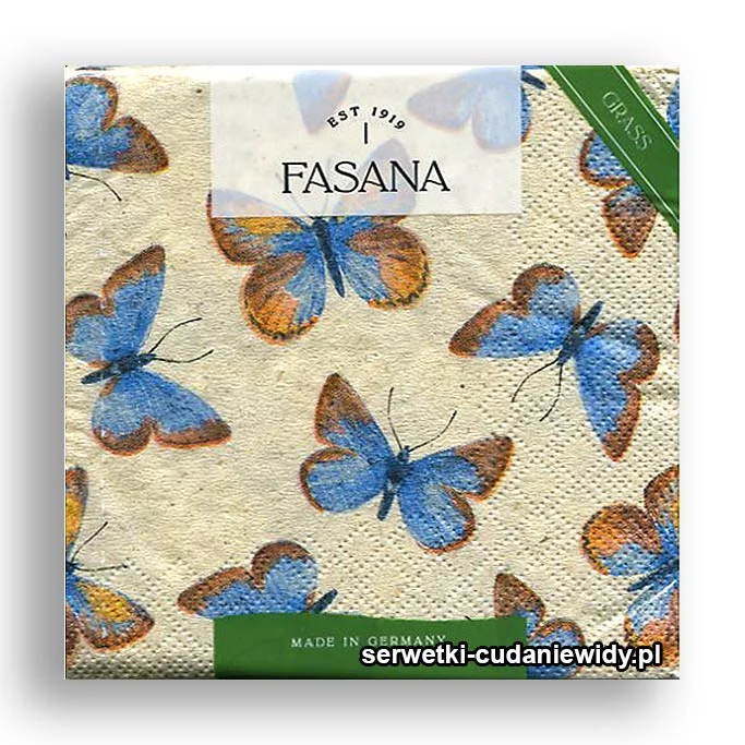 3903PACZKA Motyle Indigo