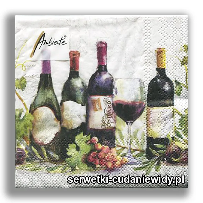 3946PACZKA Butelki Z Winem
