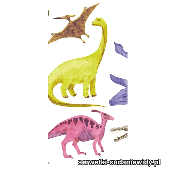 3988PACZKA Kolorowe Dinozaury