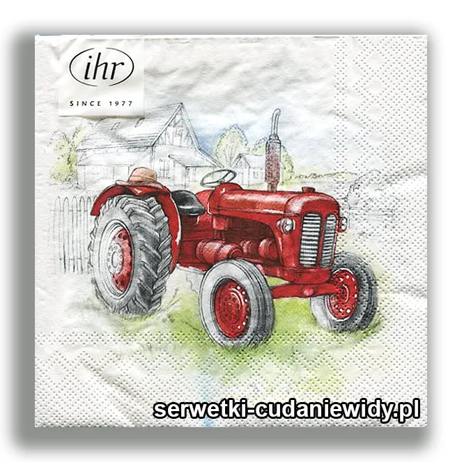 4000PACZKA Czerwony Traktor