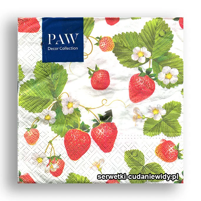 4119PACZKA Świeże Truskawki