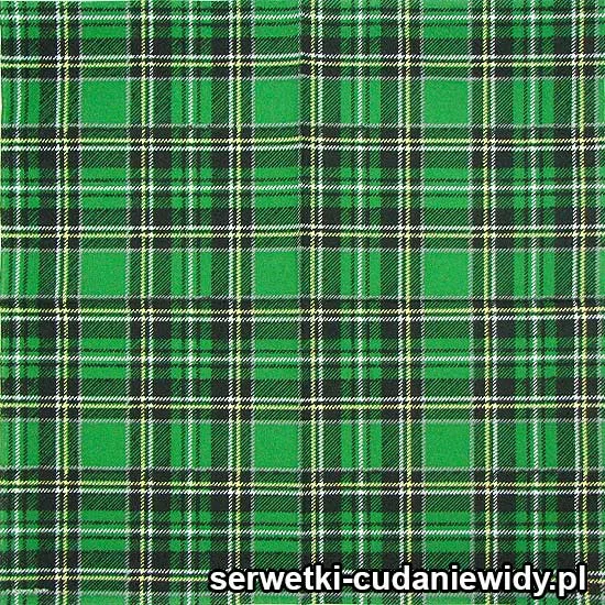 4208 Szkocka Krata Zielona