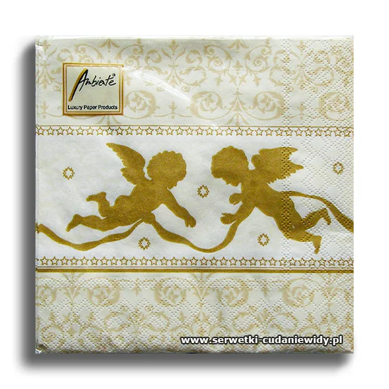4291PACZKA Angels Silhouette Gold