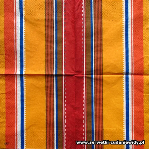 4352 Folk Stripes Orange