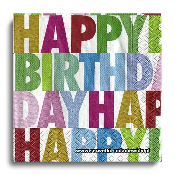 4359PACZKA Happy Birthday