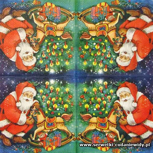 4367 Santa Taking Out Presents