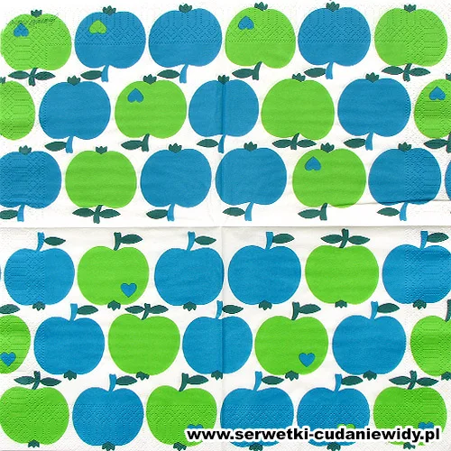 4422 Apple Green & Blue