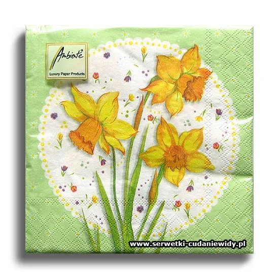 4551PACZKA Narcisses Green
