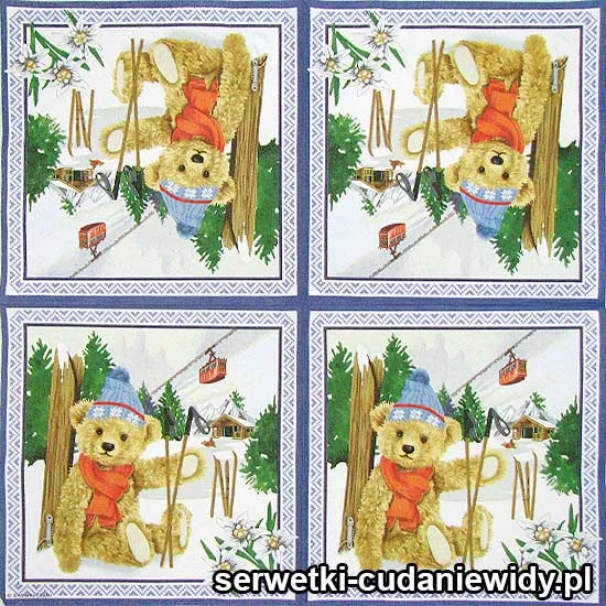 4648 Miś Pluszowy Zimowy