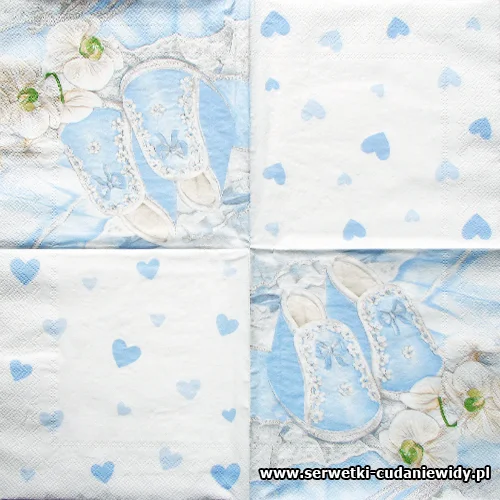 4651 Christening Shoes Blue