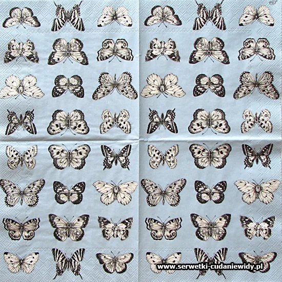 4662 Butterflies Light Blue