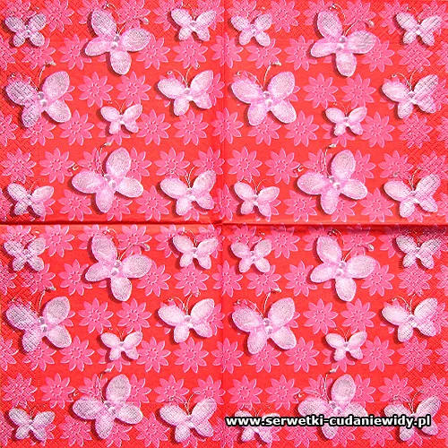 4740 Some Buterflies Pink