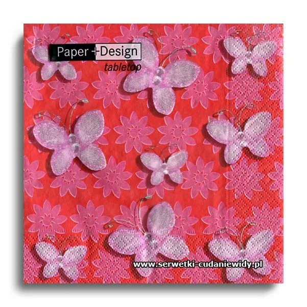 4740PACZKA Some Buterflies Pink