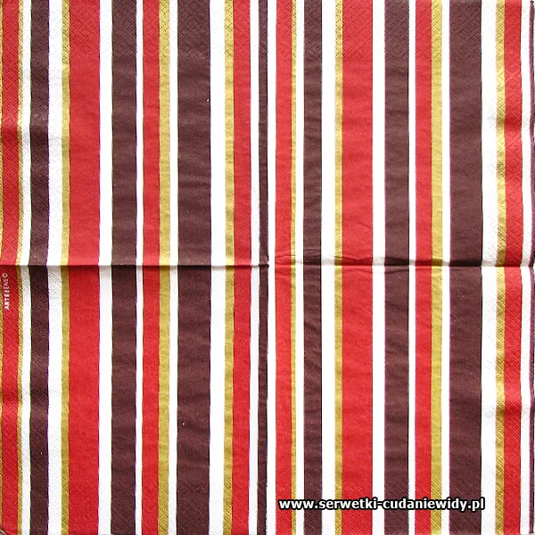 4908 Brown Red Stripes