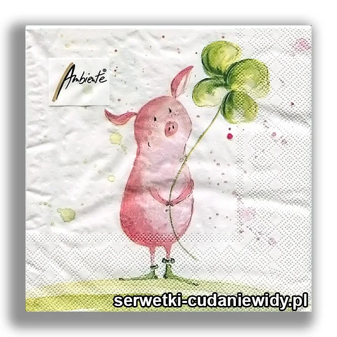 4932PACZKA Świnka Na Szczęście