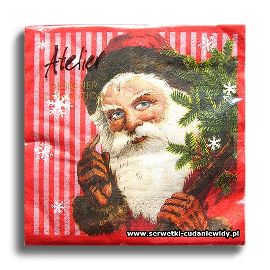 4942PACZKA Santa Stripes