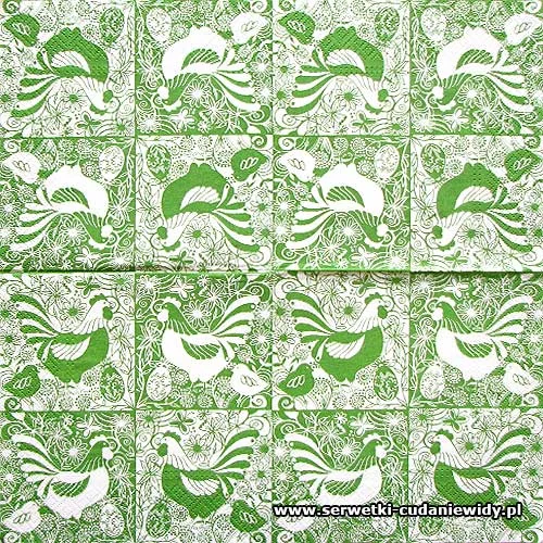 4947 Easter Birds Green
