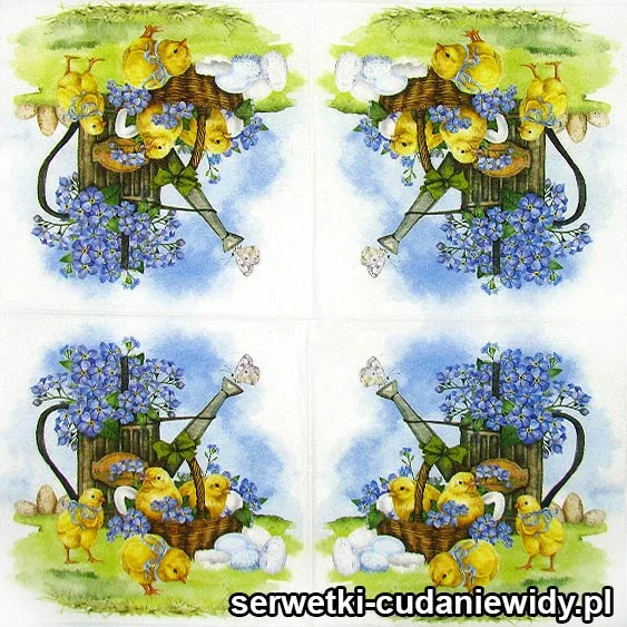 5105 Kurczaki I Niezapominajki