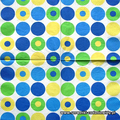 5165 Dots Blue Green