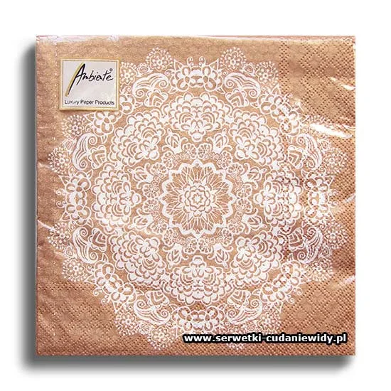5168PACZKA Lace Flower Copper