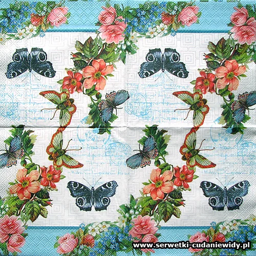 5204 Flowers And Butterflies