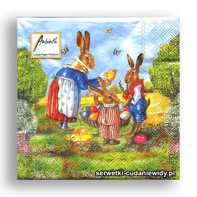 5253PACZKA Królicza Rodzina