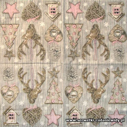 5337 Xmas Decoration With Pink