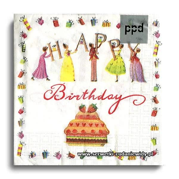 5499PACZKA Birthday Cake