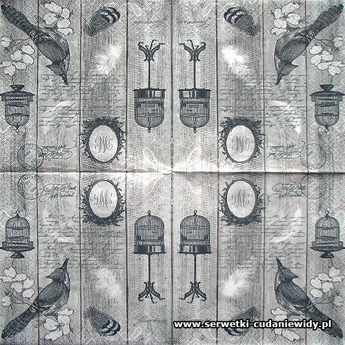 5507 Vintage Birds And Cages