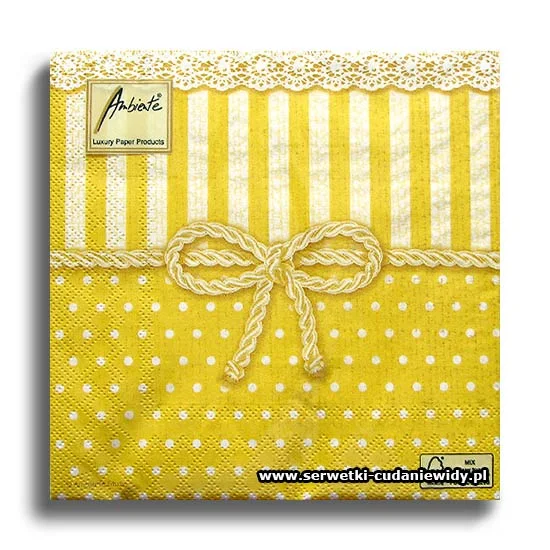 5581PACZKA Bow Yellow
