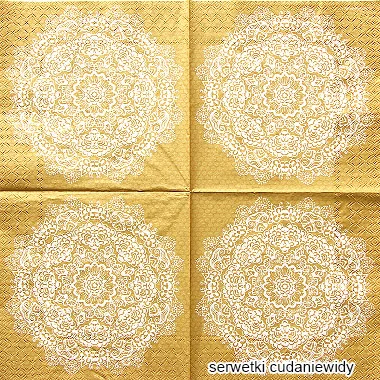 5672 Lace Flower Gold