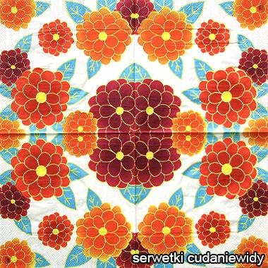 5677 Malowane Kwiaty