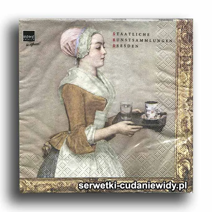 5696PACZKA Służąca Z Czekoladą