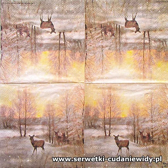5796 Deer At Sunset