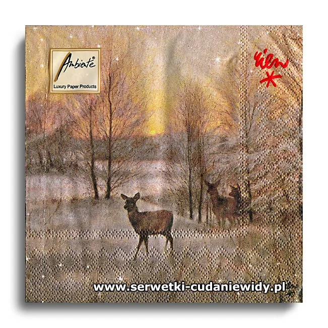 5796PACZKA Deer At Sunset