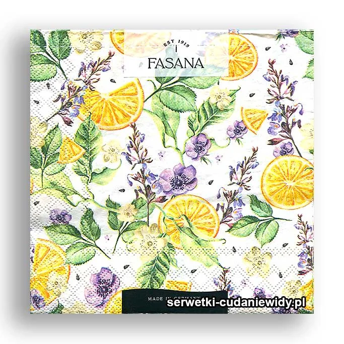 5843PACZKA Lawenda I Cytryny