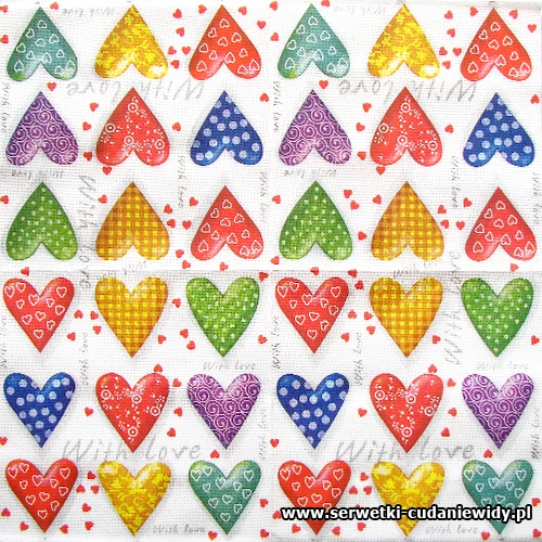 5941 Colourfull Hearts