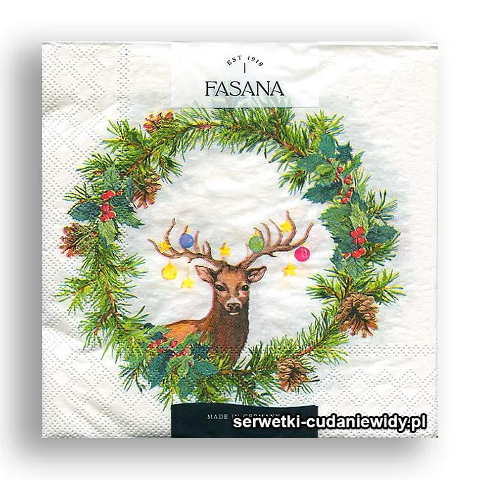 5984PACZKA Jeleń Choinkowy