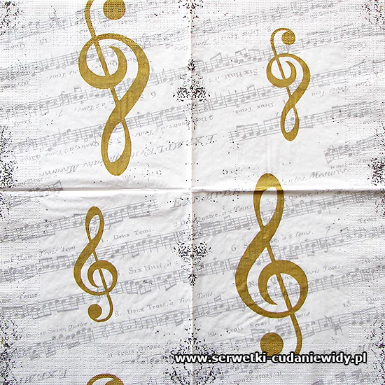 6035 I Love Music Gold