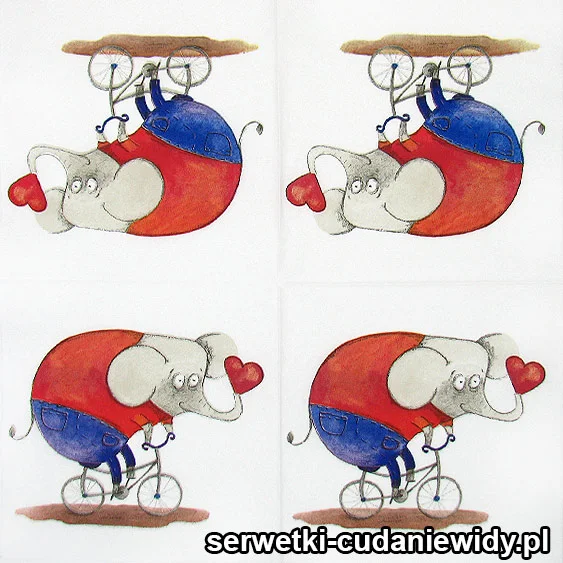 6071 Słoń Na Rowerze
