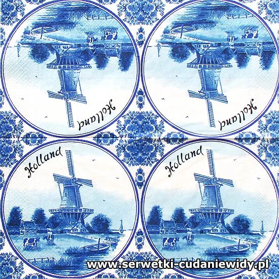 6236 Windmill In Blue Colors