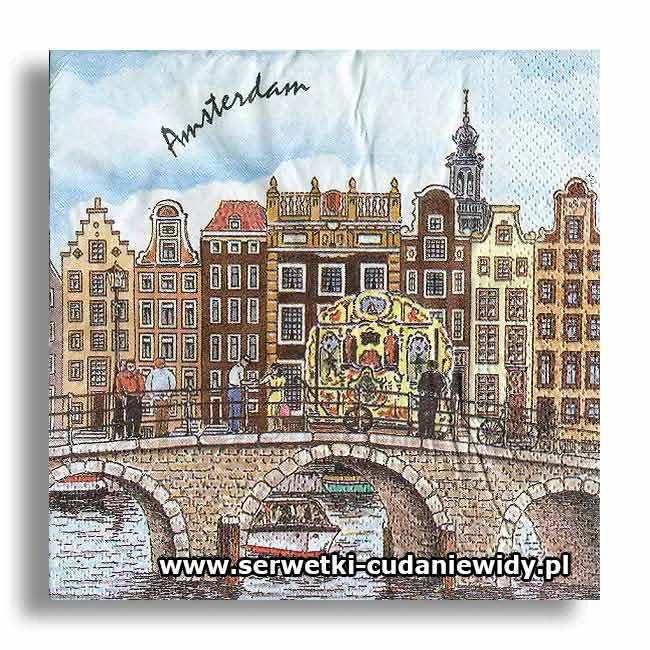 6272PACZKA Katarynka Na Moscie W Amsterdamie