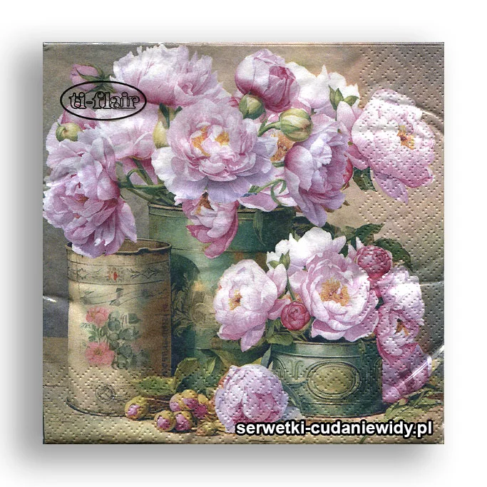 6318PACZKA Pachnące Peonie